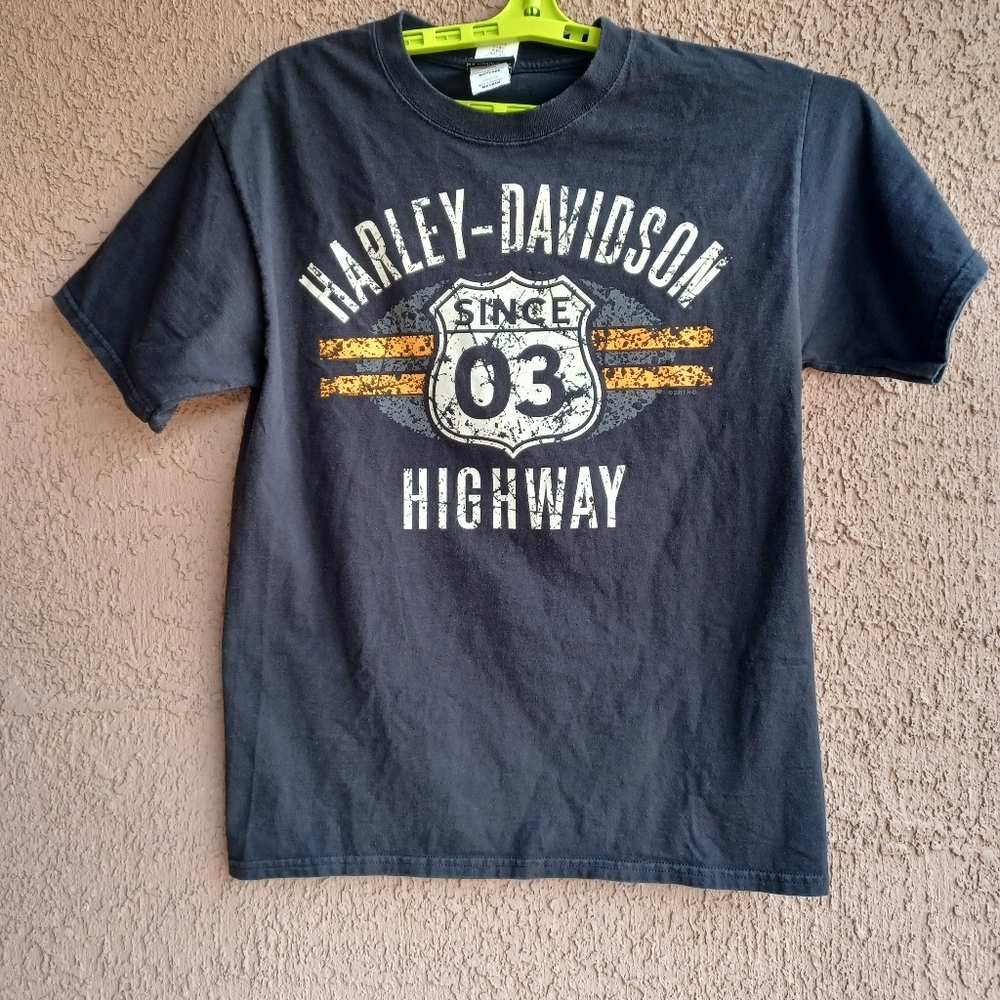 Vintage Harley Davidson Of Shanghai Motorcycle Men's Shirt 2012  Black M